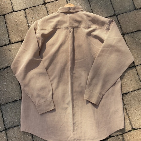 Orvis brown houndstooth check button up shirt - Picture 13 of 15